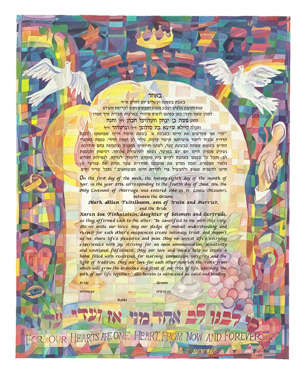 Shabbat Ketubah